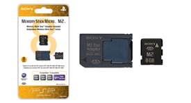 8GB Memory Stick Micro™ M2™ (includes M2 Duo adaptor) 8GB Memory Stick Micro™ M2™ (includes M2 Duo adaptor)